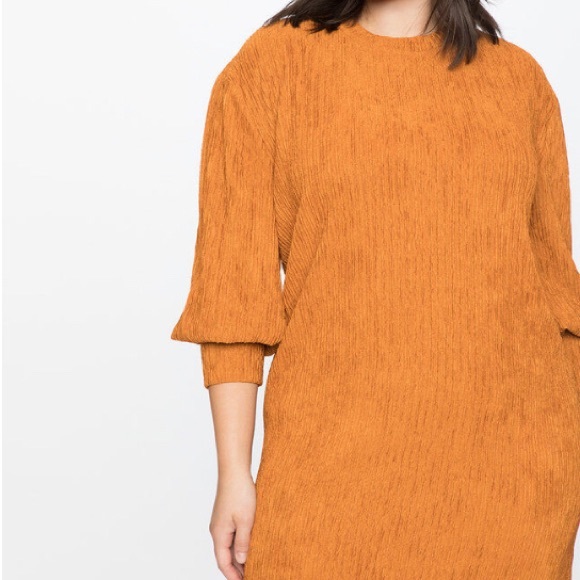 Eloquii Dresses & Skirts - Eloquii Plus Size 18/20 Orange Rust Dropped Shoulder Easy Dress
